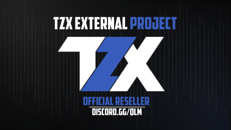 TZX Project FiveM Cheat interface showing advanced features like aimbot and ESP."
